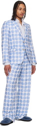 Walter Van Beirendonck Blue Star Trousers