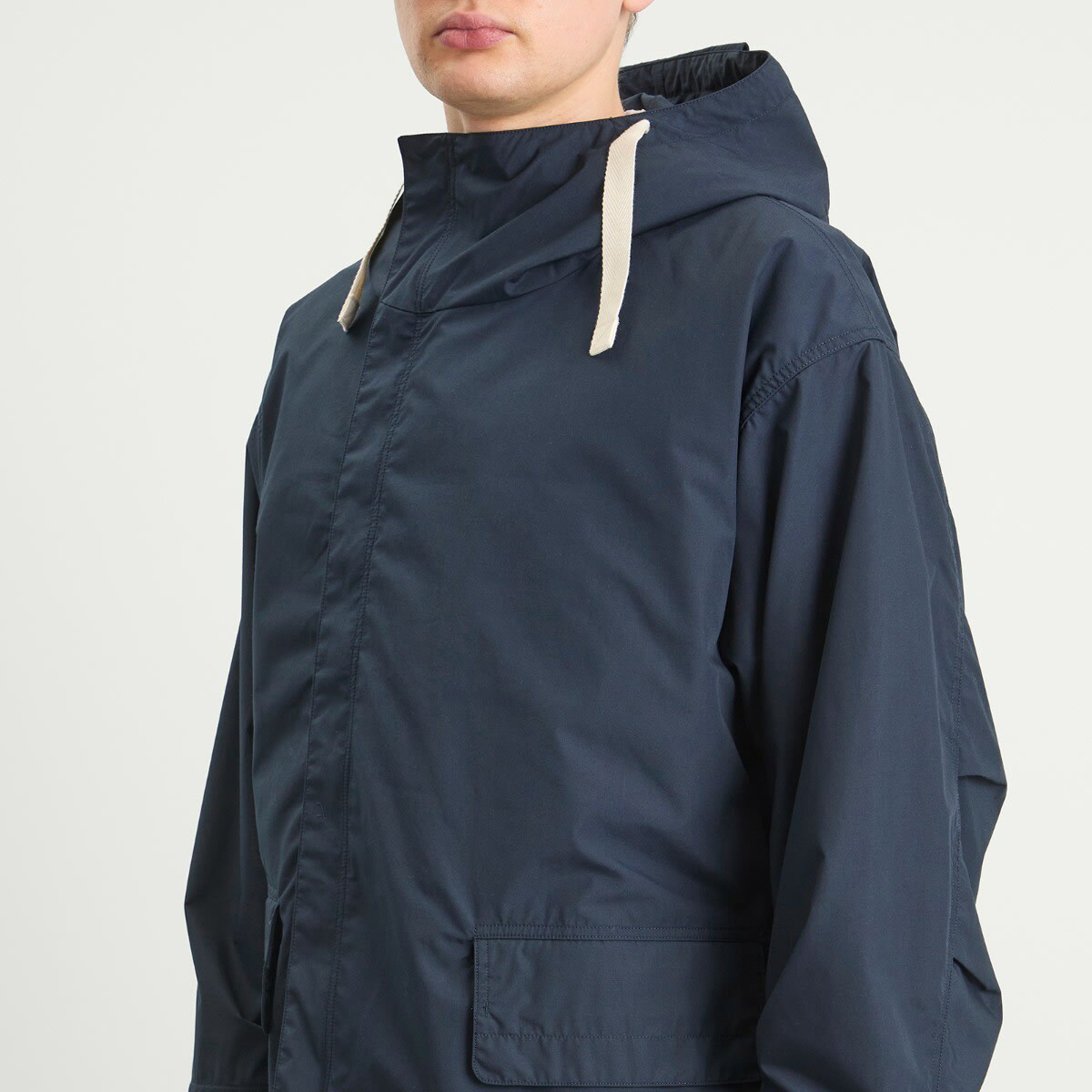 Nanamica Men's Hooded Deck Jacket in Dark Navy Nanamica