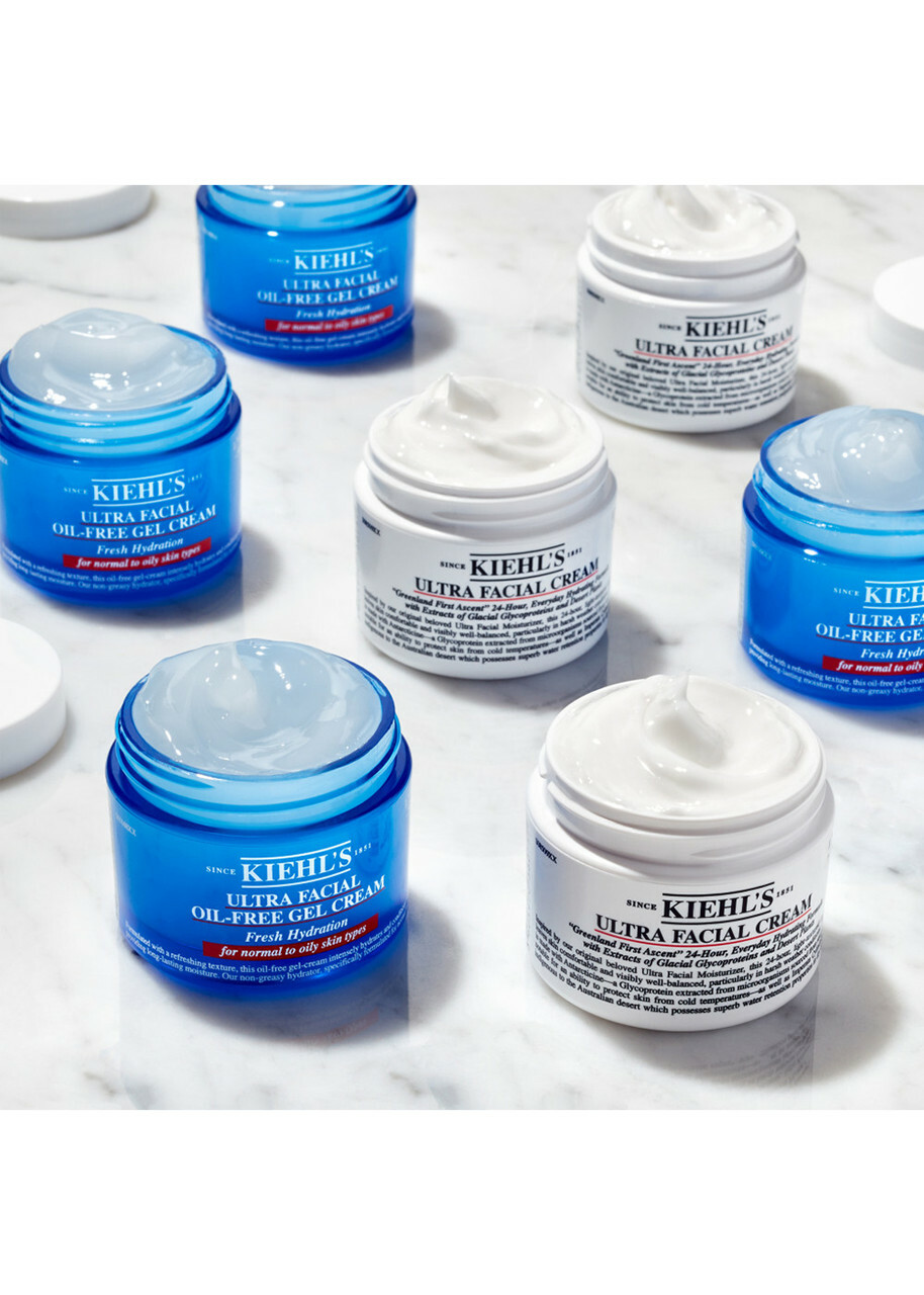 Kiehl's Ultra Facial Oil Free Gel Cream 125ml, Hydrating, Shine-free