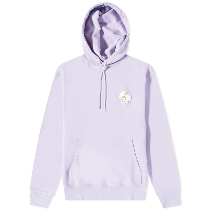 Photo: Maison Kitsuné x Olympia Le Tan Flower Fox Patch Classic Hoo in Misty Lilac