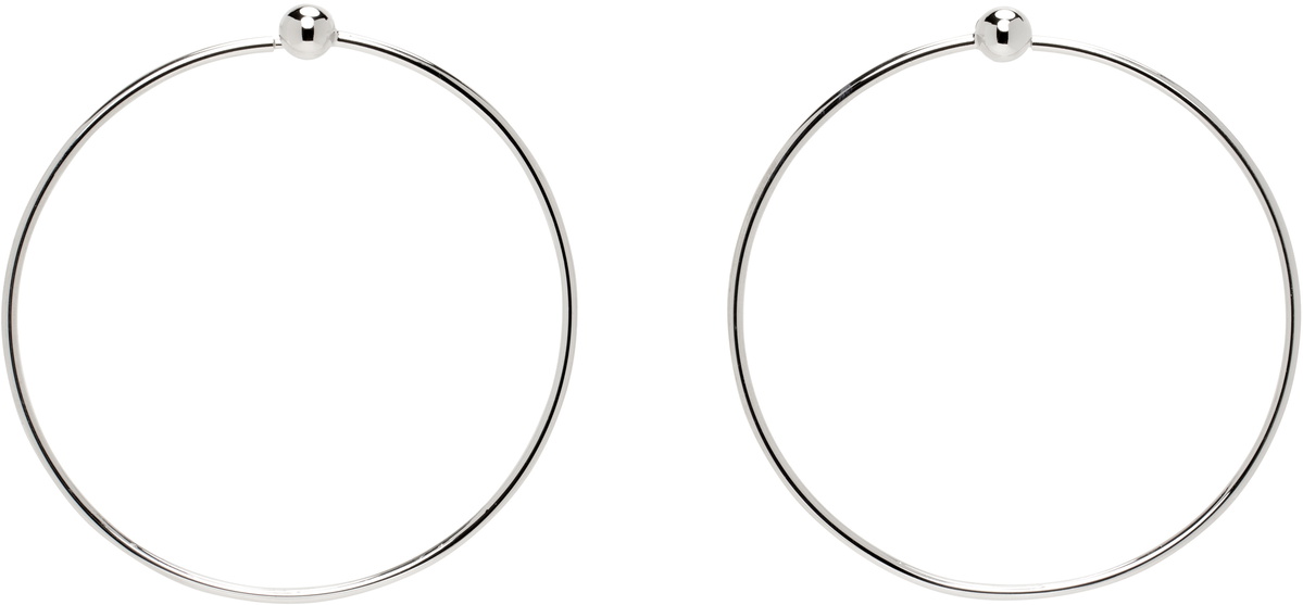 Justine Clenquet Silver Marfa Earrings