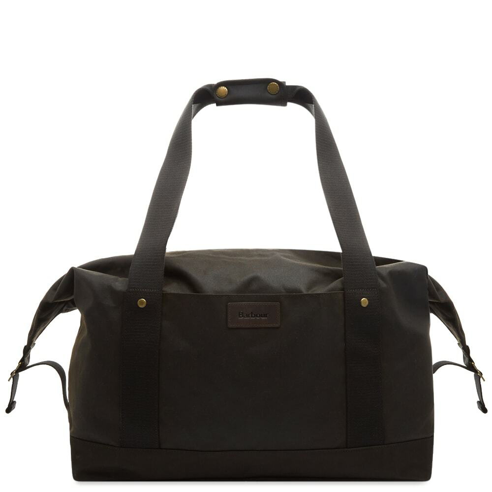 Photo: Barbour Men's Essential Wax Holdall in Olive