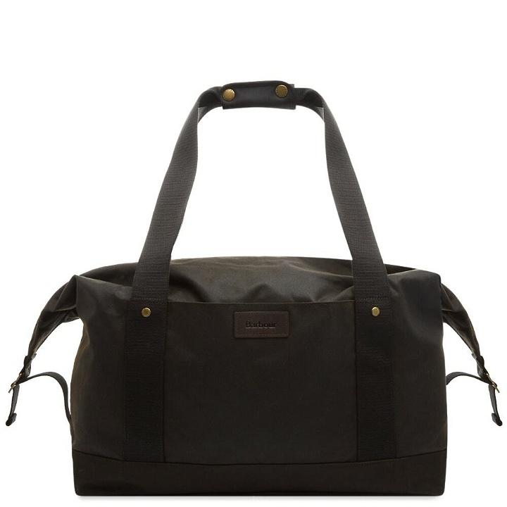 Photo: Barbour Men's Essential Wax Holdall in Olive