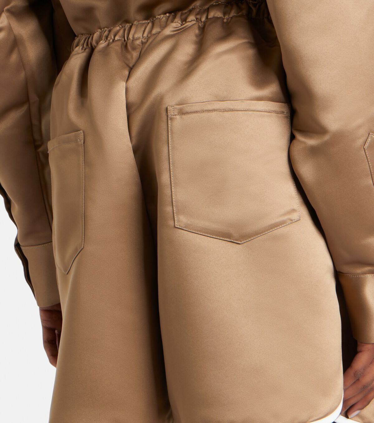 The Frankie Shop Adia satin shorts