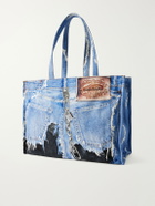 Acne Studios - Trompe L'oeil Organic Cotton Tote Bag