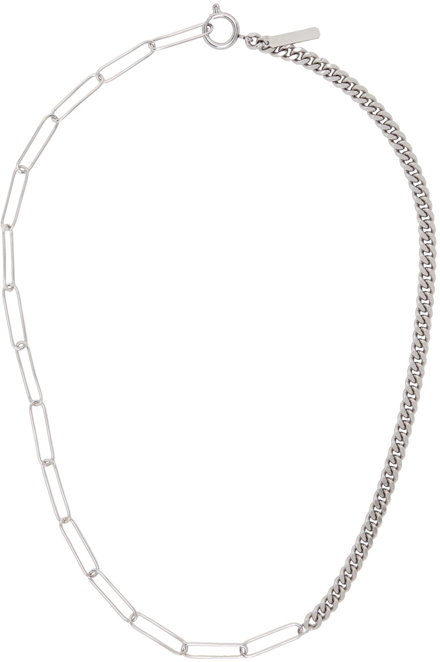 Justine Clenquet Silver Nico Necklace