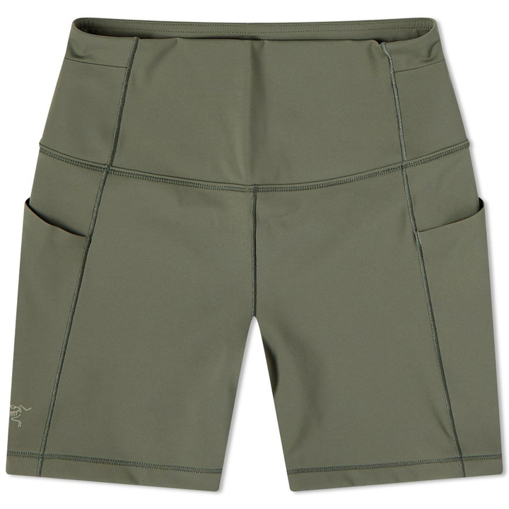 Photo: Arc'teryx Women's Essent High Rise Cycling Short in Solasta