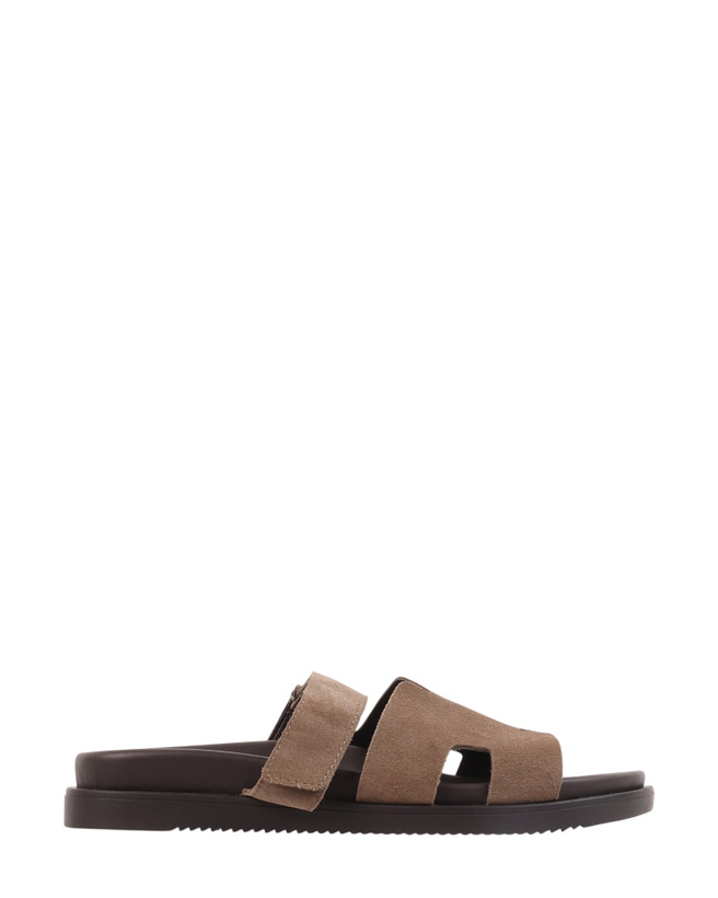 Photo: Steve Madden Renato Sandals in Taupe