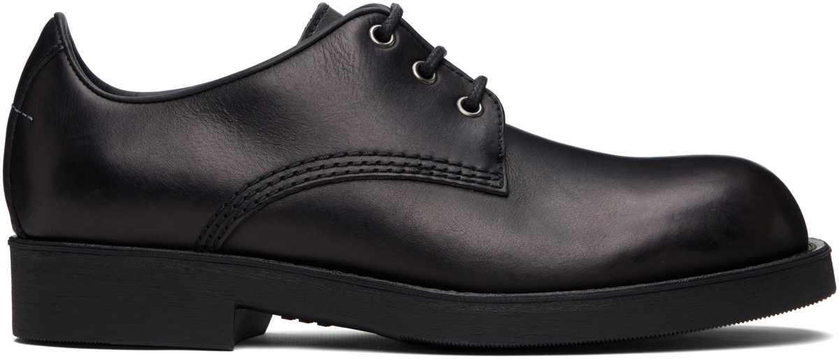 MM6 Maison Margiela Black Lace-Up Derbys