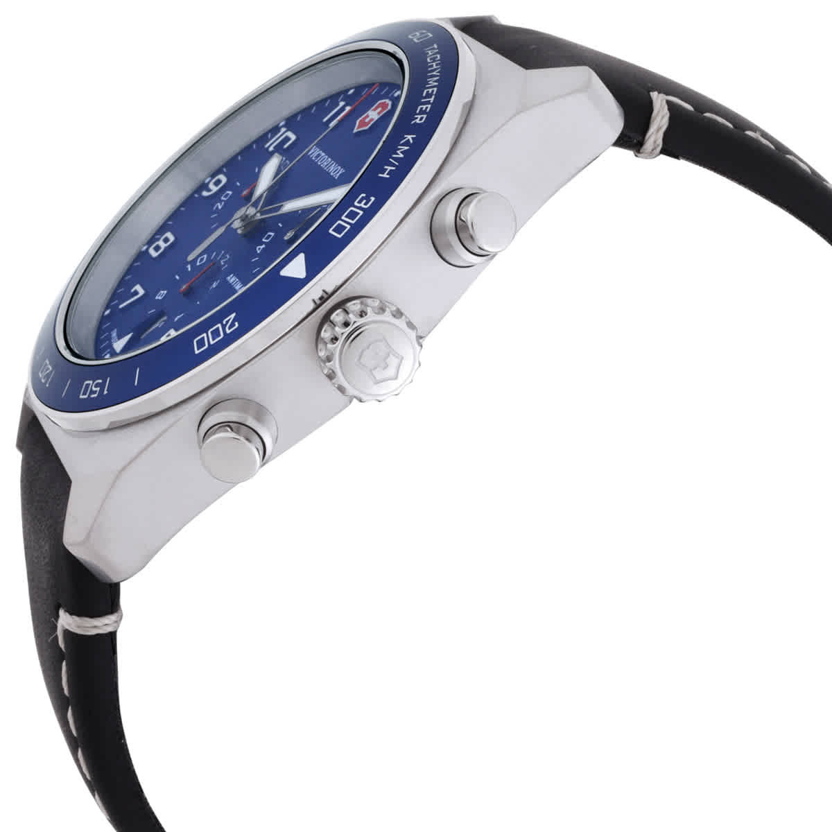 Victorinox Swiss Army Chronograph Quartz Blue Dial Mens Watch 242047