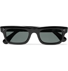 Oliver Peoples - Jaye Rectangle-Frame Acetate Polarised Sunglasses - Black