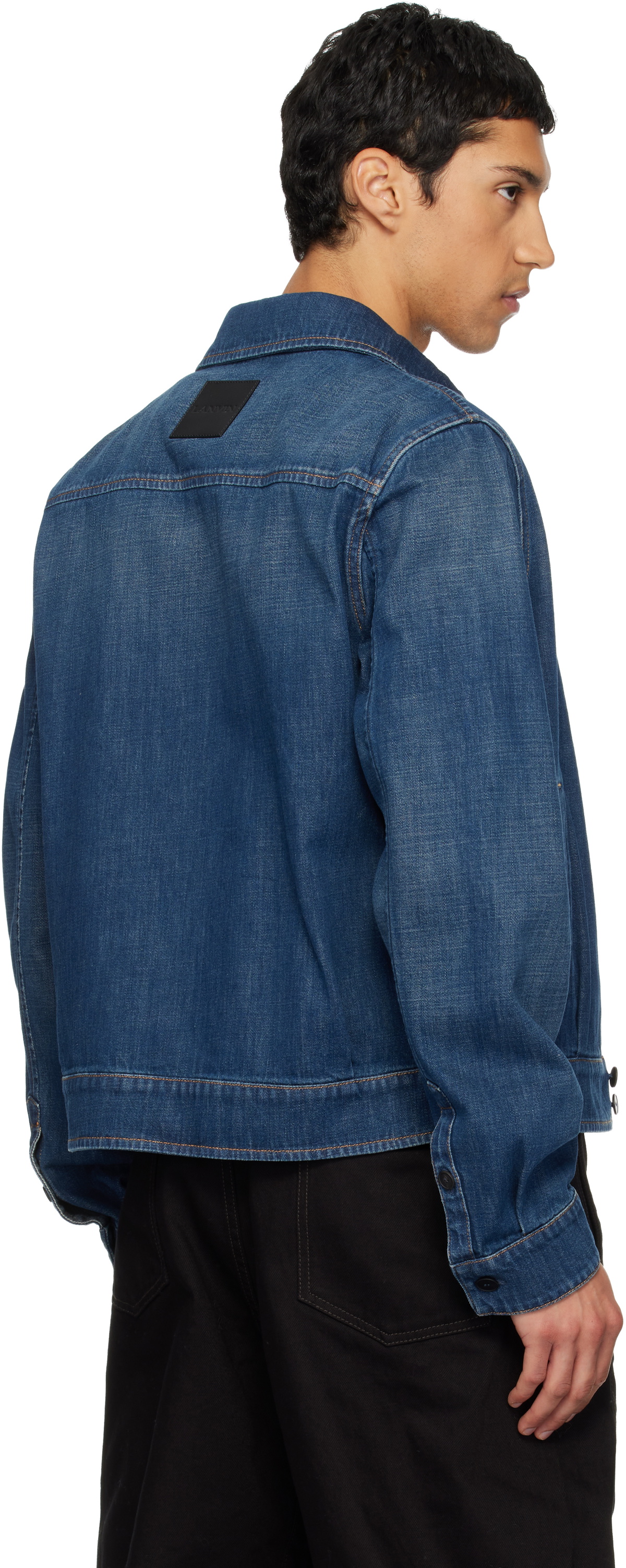 Lanvin Blue Short Denim Jacket