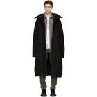 R13 Black Long Anorak Puffer Jacket