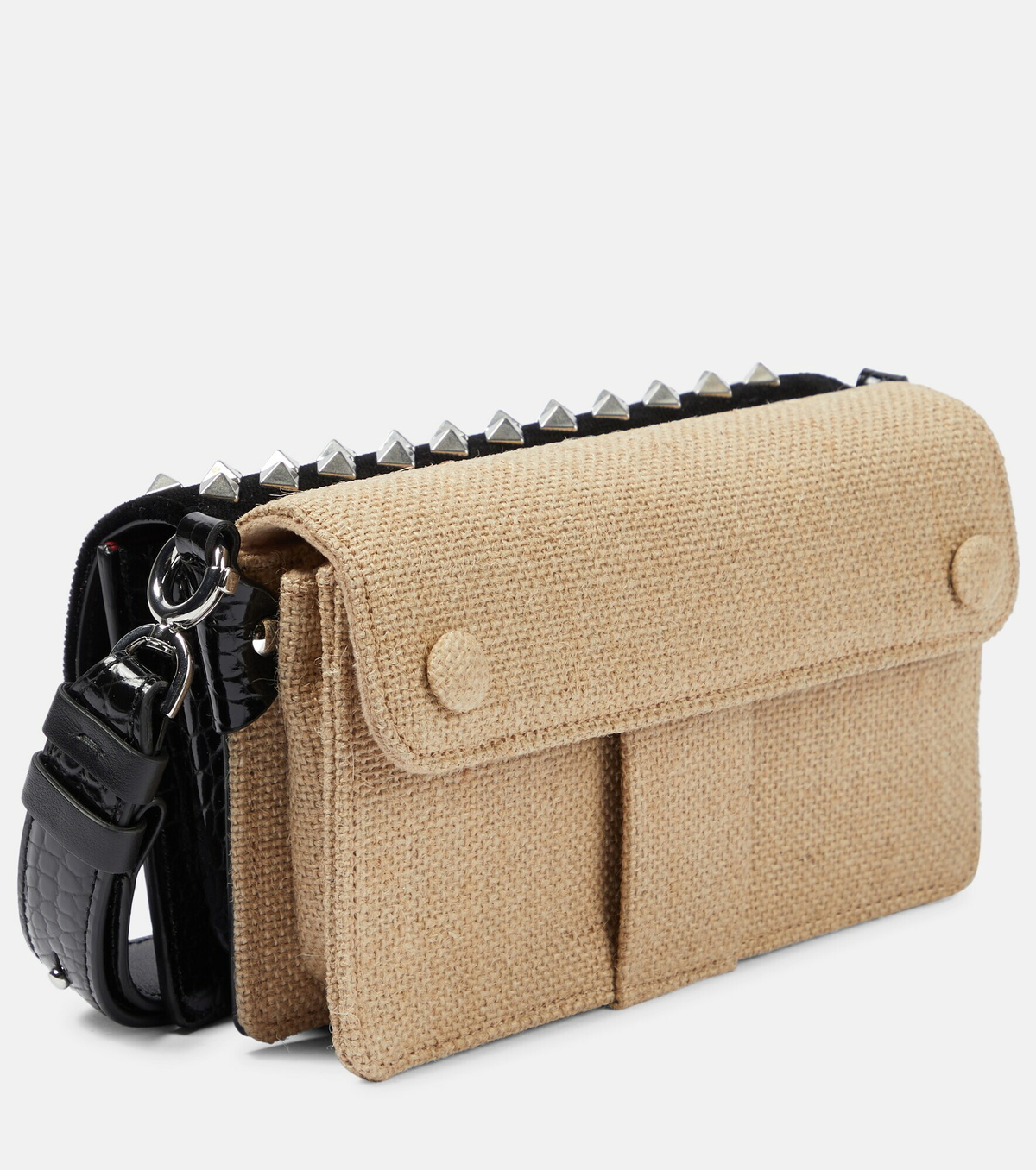 【MAISON MARGIELA】NEW LOCK HORIZONTAL SHOULDER BAG Maison Margiela - New Lock Horizontal studded shoulder bag