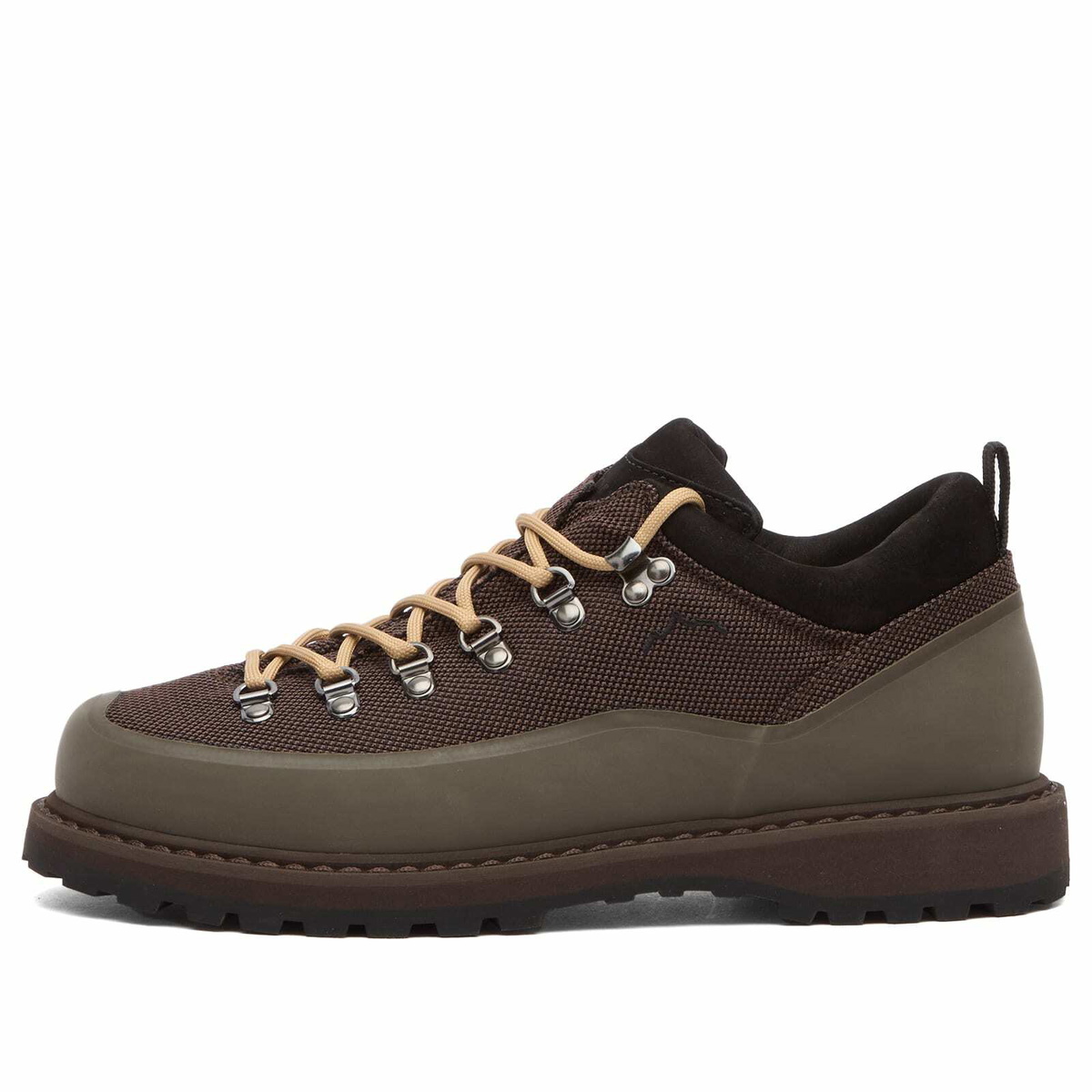 Diemme Men's Roccia Basso Sport Low Hiking Shoe in Brown Fabric