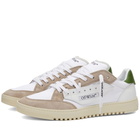 Off-White Men's 5.0 Sneakers in White/Green