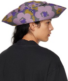 Acne Studios Purple Flower Bucket Hat