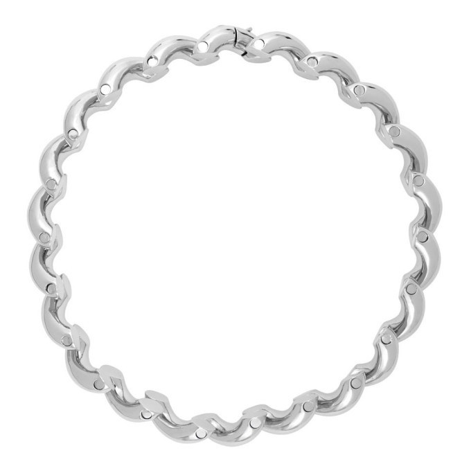 Photo: Balenciaga Silver Loop Necklace