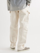 MAISON MARGIELA - Wide-Leg Stone-Washed Denim Jeans - Neutrals