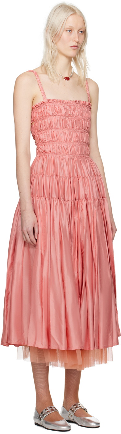 Molly Goddard Pink Alyssa Maxi Dress
