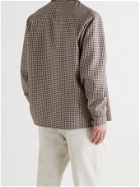 Bellerose - Colin Gingham Wool-Blend Twill Shirt Jacket - Brown