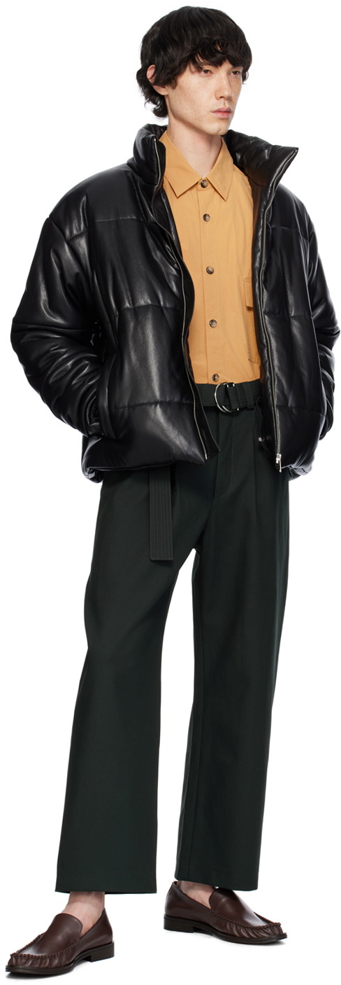 Nanushka Black Ferre Trousers
