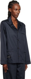 MAGNIBERG Navy Sorbetto Pyjama Shirt