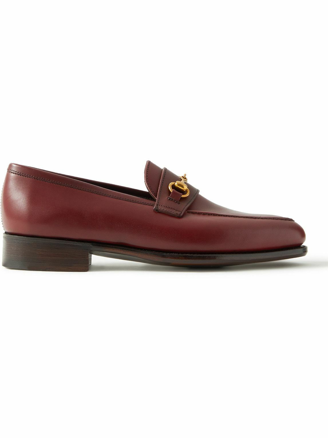 George Cleverley - Colony Horsebit Leather Loafers - Burgundy George ...
