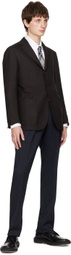Ring Jacket Brown Check Blazer