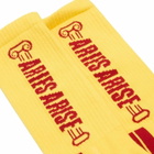 Aries Women's Column Socks in Yellow