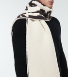Bottega Veneta - Logo intarsia wool scarf