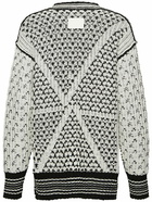 MM6 MAISON MARGIELA - Reversible Cotton Jacquard Knit Sweater