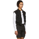 Kanghyuk Black Readymade Airbag Waistcoat