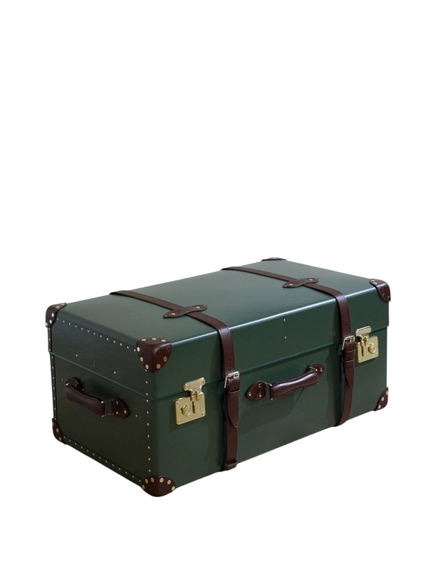 Photo: Globe-Trotter - Steamer Leather Home Trunk