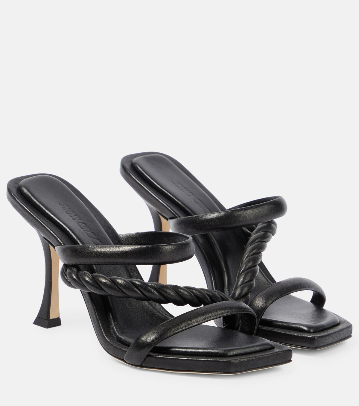 JIMMY CHOO 関税込み Diosa 90 leather mules Jimmy Choo - Diosa 90 leather mules Jimmy Choo