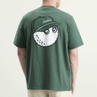 Malbon Men's Bermuda Baldwin T-Shirt in Forest