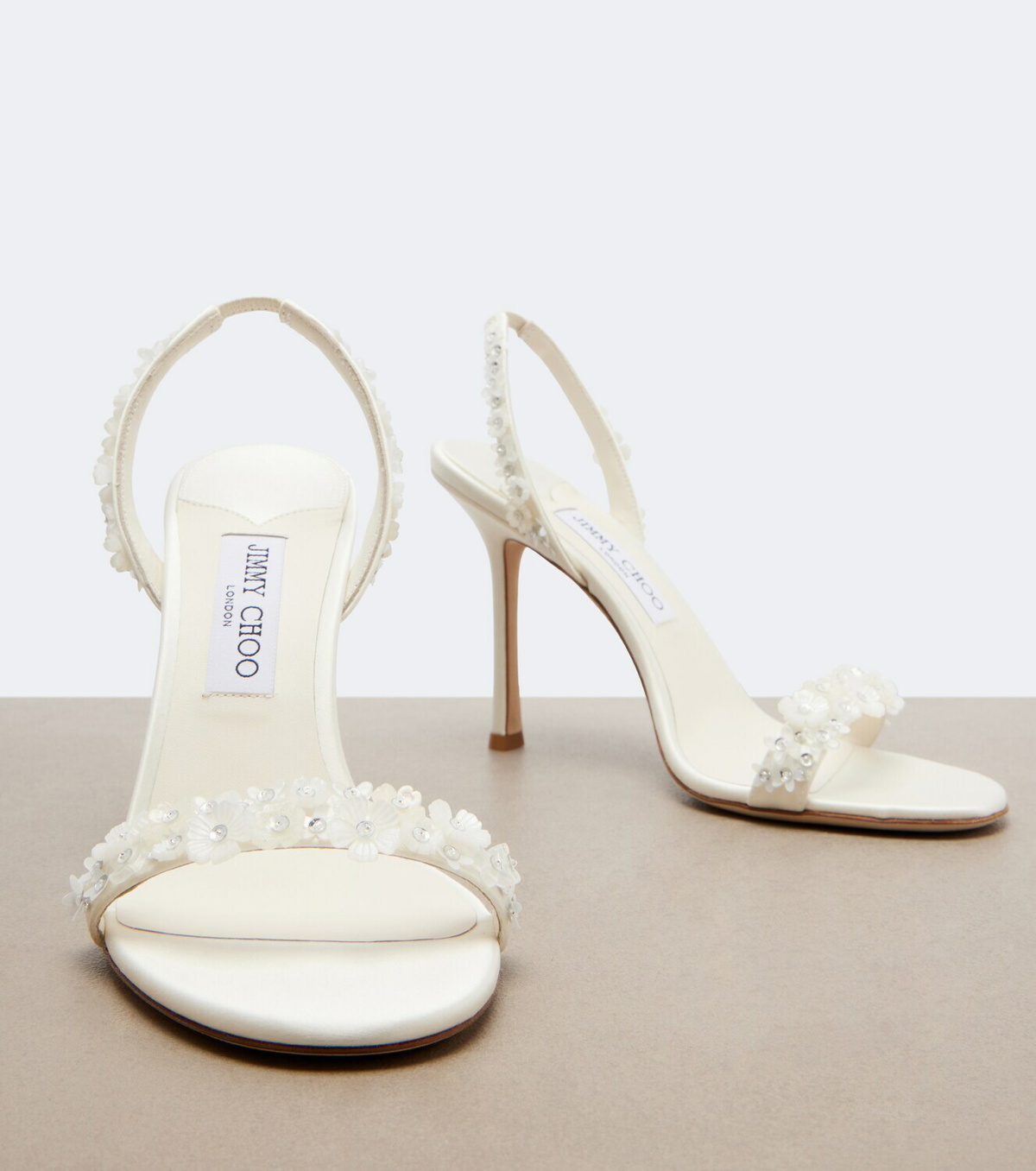 Jimmy Choo Jenn embellished slingback sandals