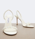Jimmy Choo Jenn embellished slingback sandals