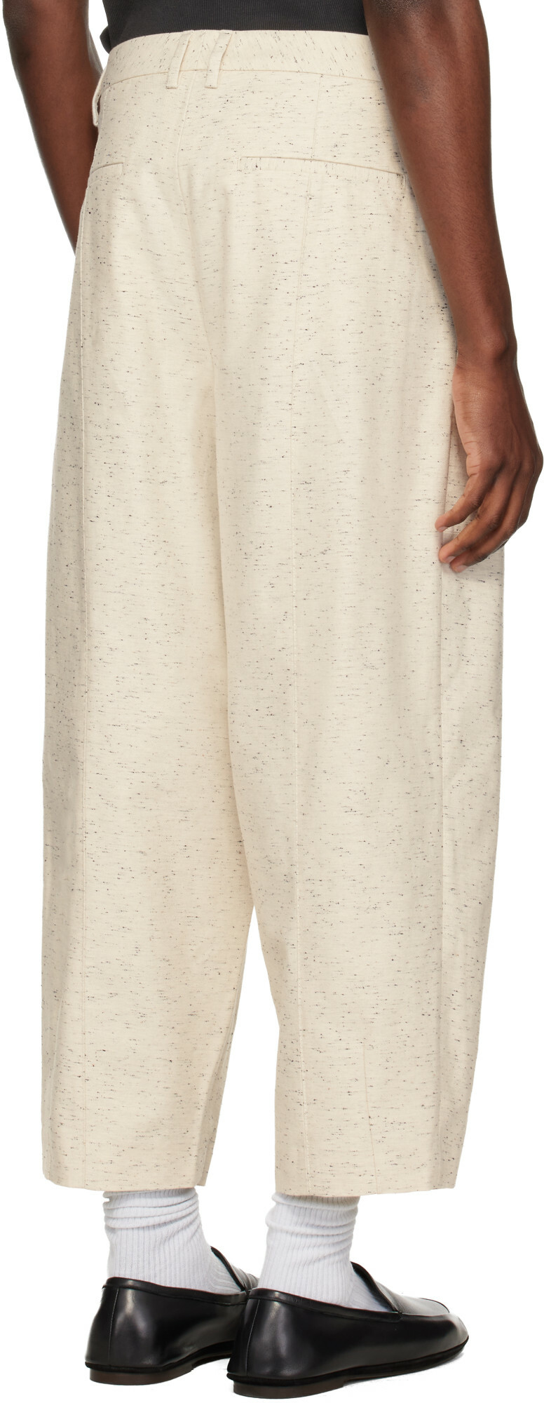 Entire Studios Off-White Carrot Trousers