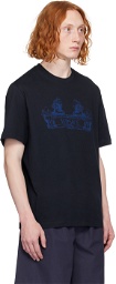 Versace Navy Cartouche T-Shirt