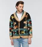 Alanui - Icon jacquard wool cardigan