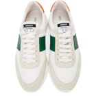 Axel Arigato SSENSE Exclusive White and Green Genesis Vintage Sneakers