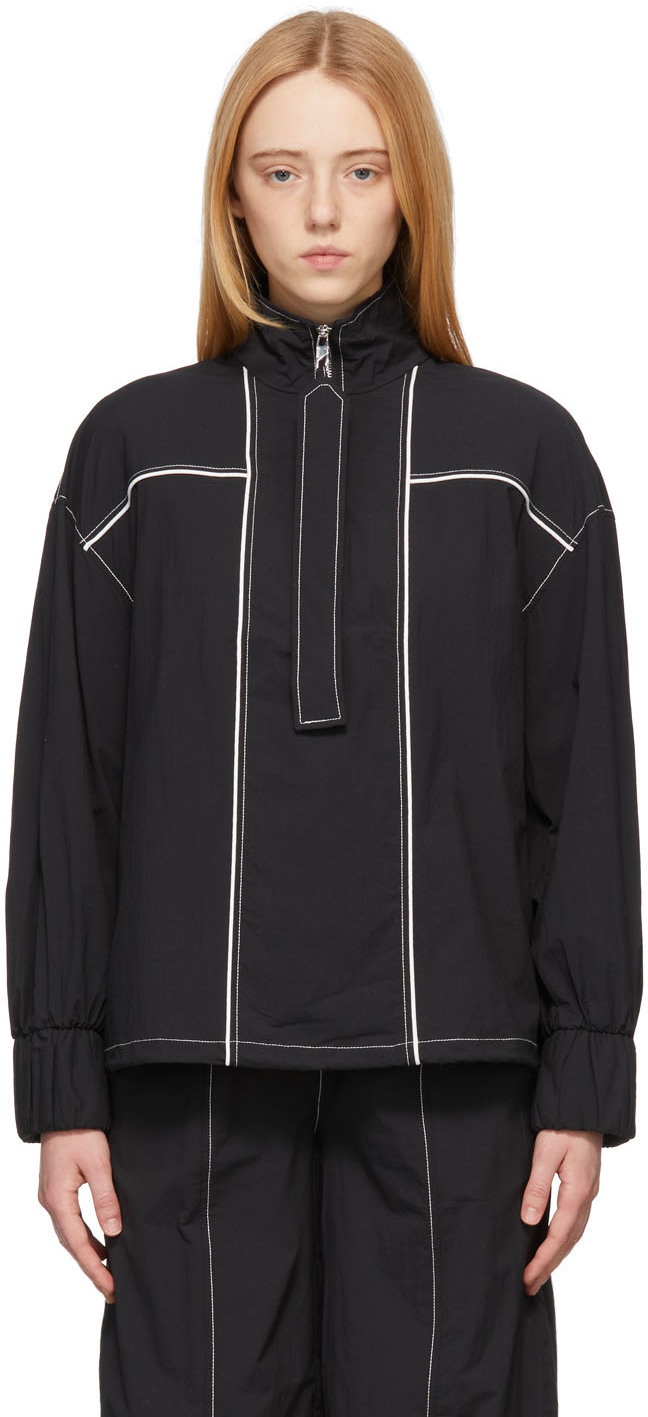 GANNI Black Crêpe Jacket GANNI