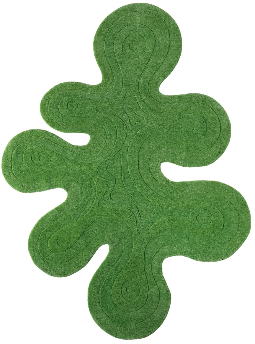 Mush Studios Green Large Dune Rug