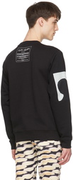 Dries Van Noten Black Len Lye Edition Graphic Sweatshirt