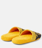 Versace Home I Love Baroque cotton slippers