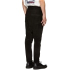 D by D Black Dropped Inseam Trousers