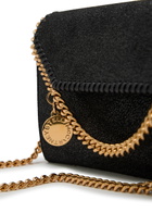 Stella Mccartney Falabella Grained Faux Suede Wallet-on-chain - Black - One Size