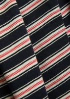 Ymc Striped Cotton T-shirt Navy