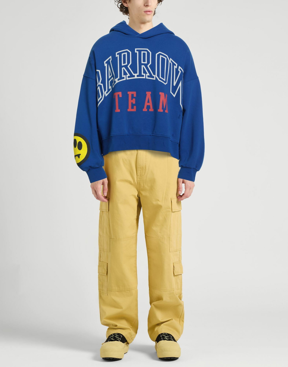 Barrow Mens Sweatshirt in Blue